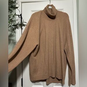 J. Crew Women's Tan Turtleneck Sweater